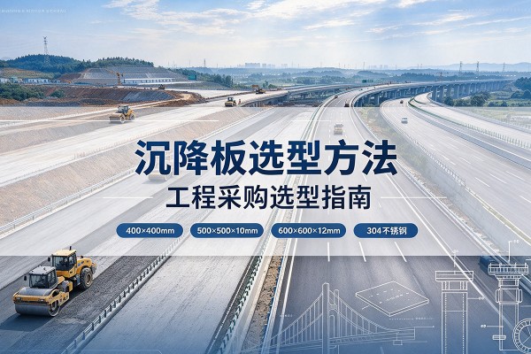 徽州沉降板选择方法