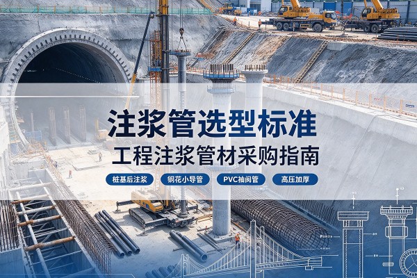 徽州注浆管选型标准