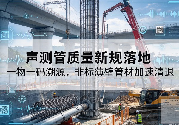 徽州声测管质量新规落地，一物一码溯源，非标薄壁管材加速清退