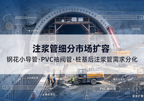 徽州注浆管细分市场扩容，隧道钢花小导管、PVC 袖阀管、桩基后注浆管需求分化