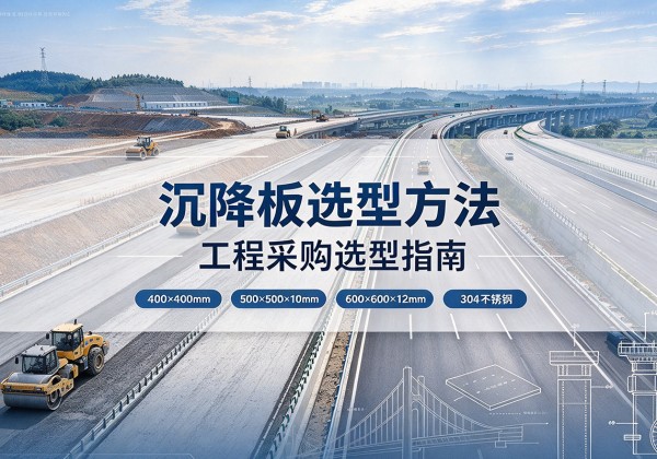 徽州沉降板选择方法